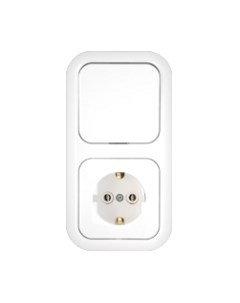 Блок выключатель+розетка Bylectrica Гармония В-РЦ-501