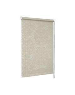 Рулонная штора Delfa Сантайм Металлик Принт СРШ-01 МД 7594