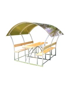 Беседка КомфортПром Астра 2м с покрытием Комфортпром