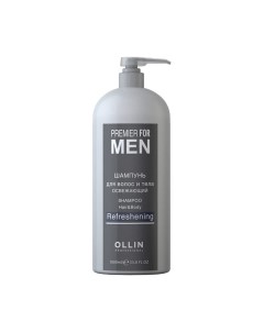 Шампунь для волос Ollin Professional Premier For Men освежающий Ollin professional