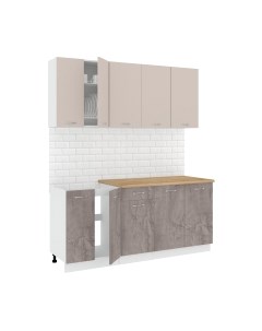 Кухонный гарнитур Кортекс-мебель Корнелия Лира-лайт 1.8м