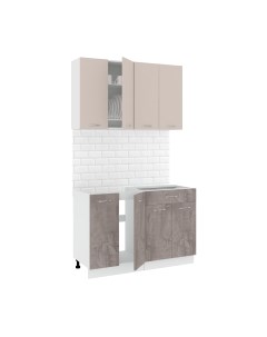 Кухонный гарнитур Кортекс-мебель Корнелия Лира-лайт 1.2м без столешницы