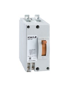 Выключатель автоматический КЭАЗ ВА21-29-241110-25А-12Iн-400AC-У3 / 102706 Кэаз