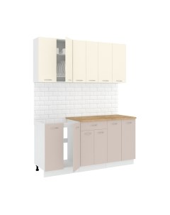 Кухонный гарнитур Кортекс-мебель Корнелия Лира-лайт 1.7м