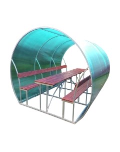 Беседка КомфортПром Пион 3м с покрытием Комфортпром