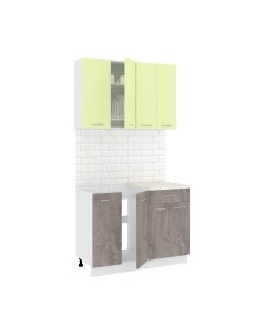 Кухонный гарнитур Кортекс-мебель Корнелия Лира-лайт 1.1м