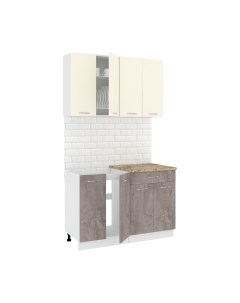 Кухонный гарнитур Кортекс-мебель Корнелия Лира-лайт 1.2м