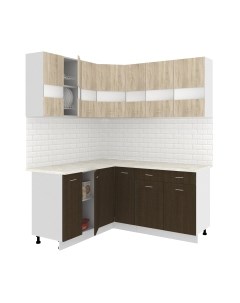 Кухонный гарнитур Кортекс-мебель Корнелия Экстра 1.5x1.7м