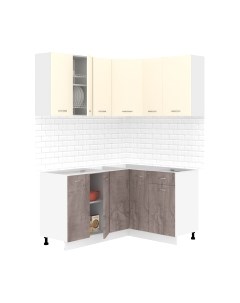 Кухонный гарнитур Кортекс-мебель Корнелия Лира 1.5x1.3 без столешницы