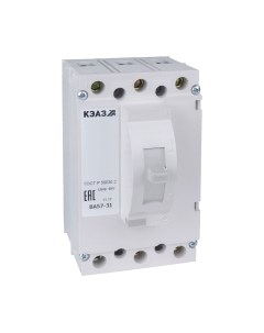 Выключатель автоматический КЭАЗ ВА57-31-330010-80А-400-690AC-УХЛ3 / 108410 Кэаз