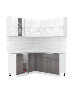 Кухонный гарнитур Кортекс-мебель Корнелия Экстра 1.5x1.7 без столешницы