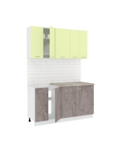 Кухонный гарнитур Кортекс-мебель Корнелия Лира-лайт 1.5м