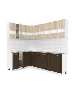 Кухонный гарнитур Кортекс-мебель Корнелия Экстра 1.5x2.3 без столешницы