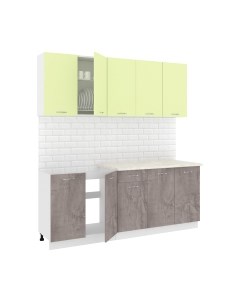 Кухонный гарнитур Кортекс-мебель Корнелия Лира-лайт 2.0м