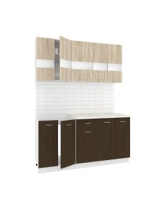 Кухонный гарнитур Кортекс-мебель Корнелия Экстра 1.6м