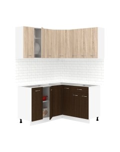 Кухонный гарнитур Кортекс-мебель Корнелия Лира 1.5x1.4 без столешницы