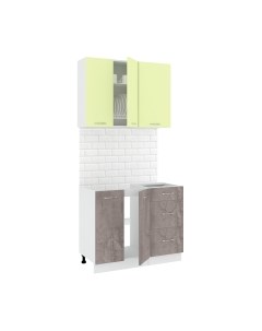 Кухонный гарнитур Кортекс-мебель Корнелия Лира 1.0 без столешницы