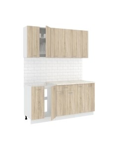 Кухонный гарнитур Кортекс-мебель Корнелия Лира-лайт 1.7м