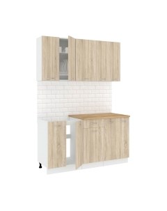 Кухонный гарнитур Кортекс-мебель Корнелия Лира-лайт 1.5м