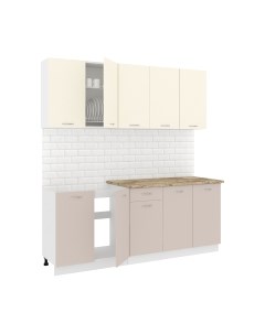 Кухонный гарнитур Кортекс-мебель Корнелия Лира-лайт 2.0м