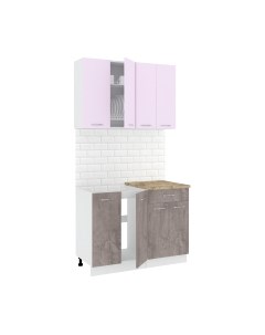 Кухонный гарнитур Кортекс-мебель Корнелия Лира-лайт 1.1м
