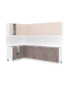 Кухонный гарнитур Кортекс-мебель Корнелия Лира 1.5x2.9 без столешницы