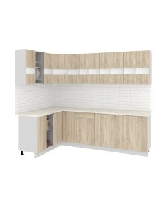 Кухонный гарнитур Кортекс-мебель Корнелия Экстра 1.5x2.6м