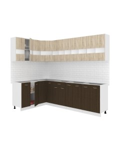 Кухонный гарнитур Кортекс-мебель Корнелия Экстра 1.5x2.6 без столешницы