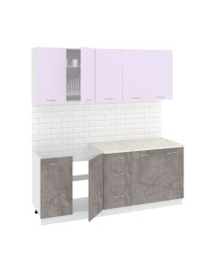 Кухонный гарнитур Кортекс-мебель Корнелия Лира 2.0м