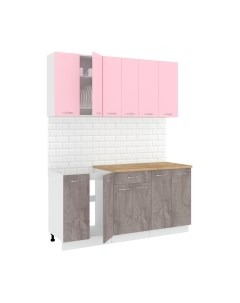 Кухонный гарнитур Кортекс-мебель Корнелия Лира-лайт 1.7м