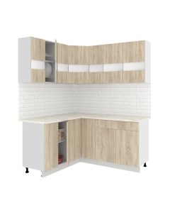 Кухонный гарнитур Кортекс-мебель Корнелия Экстра 1.5x1.7м