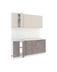 Кухонный гарнитур Кортекс-мебель Корнелия Лира 1.8м