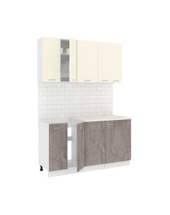 Кухонный гарнитур Кортекс-мебель Корнелия Лира-лайт 1.5м