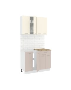 Кухонный гарнитур Кортекс-мебель Корнелия Лира-лайт 1.1м