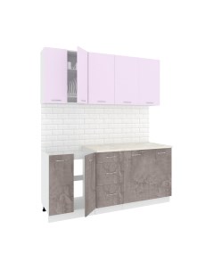 Кухонный гарнитур Кортекс-мебель Корнелия Лира 1.8м