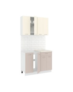 Кухонный гарнитур Кортекс-мебель Корнелия Лира-лайт 1.1м