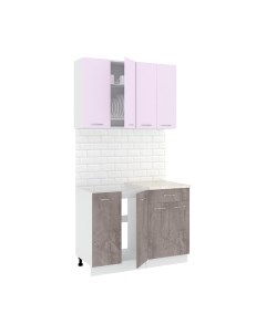 Кухонный гарнитур Кортекс-мебель Корнелия Лира-лайт 1.1м