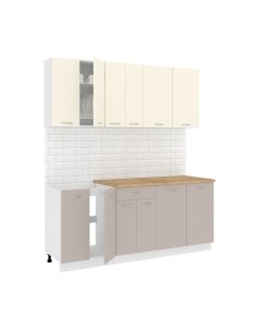 Кухонный гарнитур Кортекс-мебель Корнелия Лира-лайт 1.9м