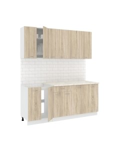 Кухонный гарнитур Кортекс-мебель Корнелия Лира-лайт 1.9м