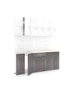 Кухонный гарнитур Кортекс-мебель Корнелия Экстра 1.8м