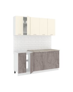 Кухонный гарнитур Кортекс-мебель Корнелия Лира-лайт 1.8м