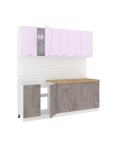 Кухонный гарнитур Кортекс-мебель Корнелия Лира-лайт 2.1м