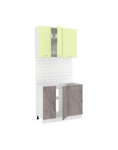 Кухонный гарнитур Кортекс-мебель Корнелия Лира-лайт 1.0м без столешницы