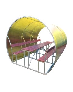 Беседка КомфортПром Пион 3м с покрытием Комфортпром
