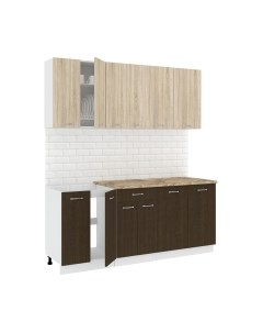 Кухонный гарнитур Кортекс-мебель Корнелия Лира-лайт 1.9м