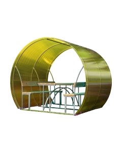 Беседка КомфортПром Пион 2м с покрытием Комфортпром