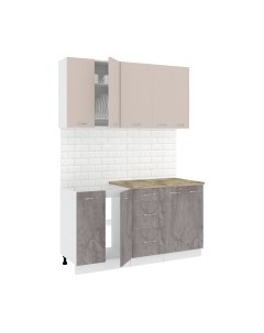 Кухонный гарнитур Кортекс-мебель Корнелия Лира 1.5м