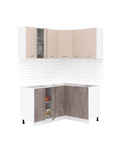 Кухонный гарнитур Кортекс-мебель Корнелия Лира 1.5x1.3 без столешницы