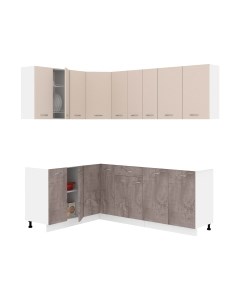 Кухонный гарнитур Кортекс-мебель Корнелия Лира 1.5x2.2 без столешницы