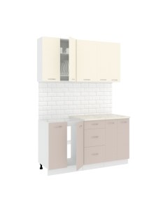 Кухонный гарнитур Кортекс-мебель Корнелия Лира 1.5м